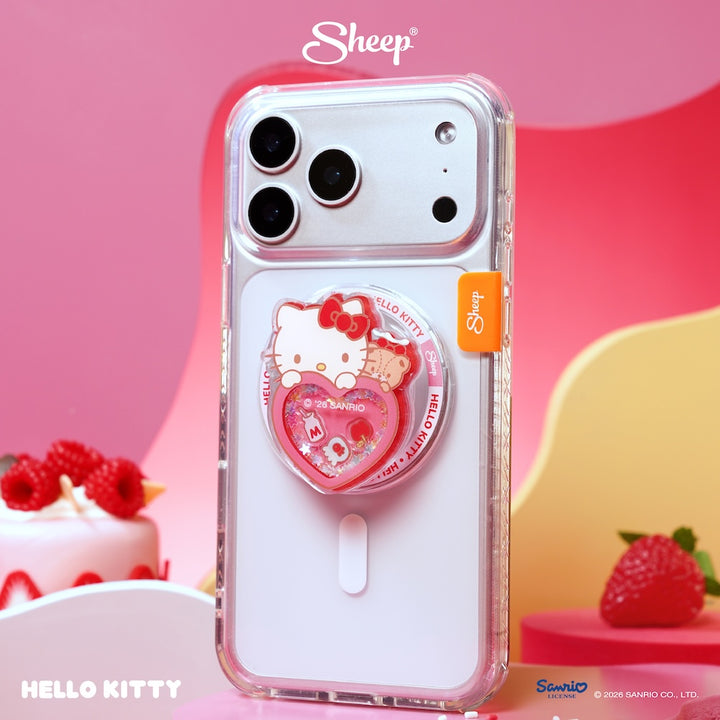 phone accessories คิตตี้ hello kitty ใช้คู่เคส sanrio ลิขสิทธิ์แท้ ที่แปะมือถือ magsafe เขย่า ได้ sheep griptok ของแท้