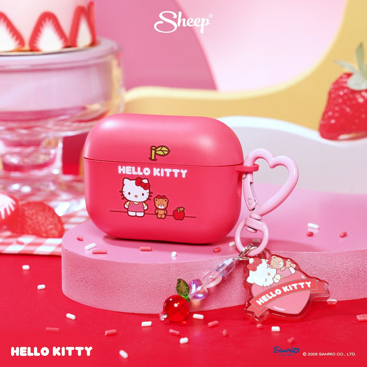 airpods case hello kitty เคส แอร์พอด 4 pro 3 คิตตี้ สีแดง ชมพู ลิขสิทธิ์แท้ sanrio ซานริโอ้ ของแท้ พร้อมส่ง