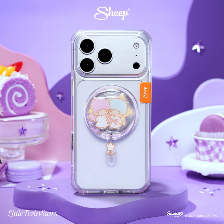 ที่แปะมือถือ ลิตเติ้ลทวินสตาร์ ใช้คู่เคส little twin stars sanrio ลิขสิทธิ์แท้ phone accessories griptok magsafe หมุน ได้