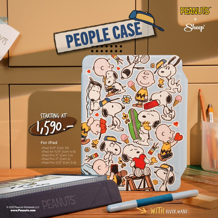 iPad Peanuts เคสไอแพด Snoopy เคส iPad Pro เคสไอแพด Peanuts แถมปลอกปากกา