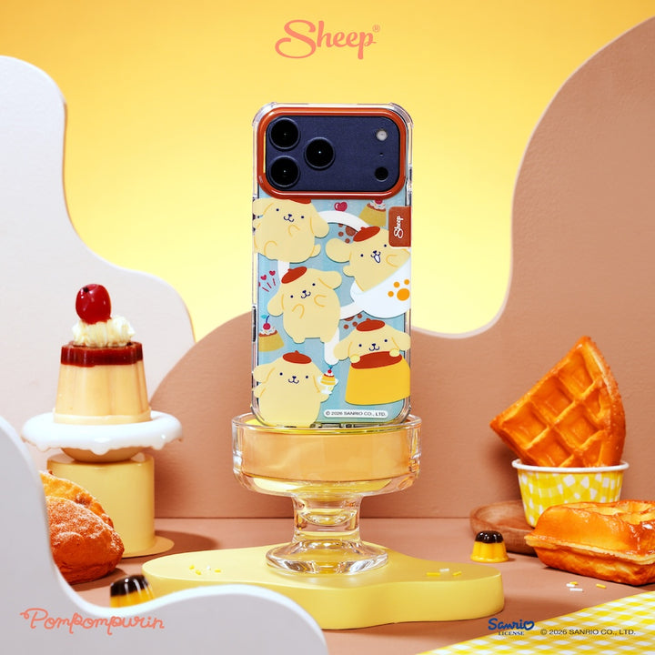 pompompurin magsafe iphone case ลายน่ารัก เคส ไอโฟน ปอมปอมปูริน สีเหลือง ฟ้า ลิขสิทธิ์แท้ sanrio 17 pro max ซานริโอ้