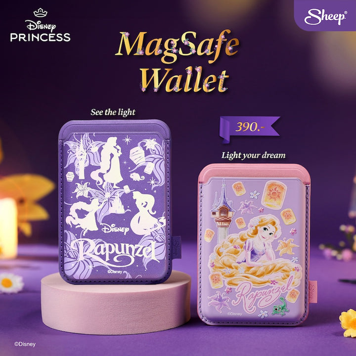 Magsafe Wallet Disney ของแท้ เคสกระเป๋าสตางค์ เคสใส่บัตร Rapunzel ราพันเซล