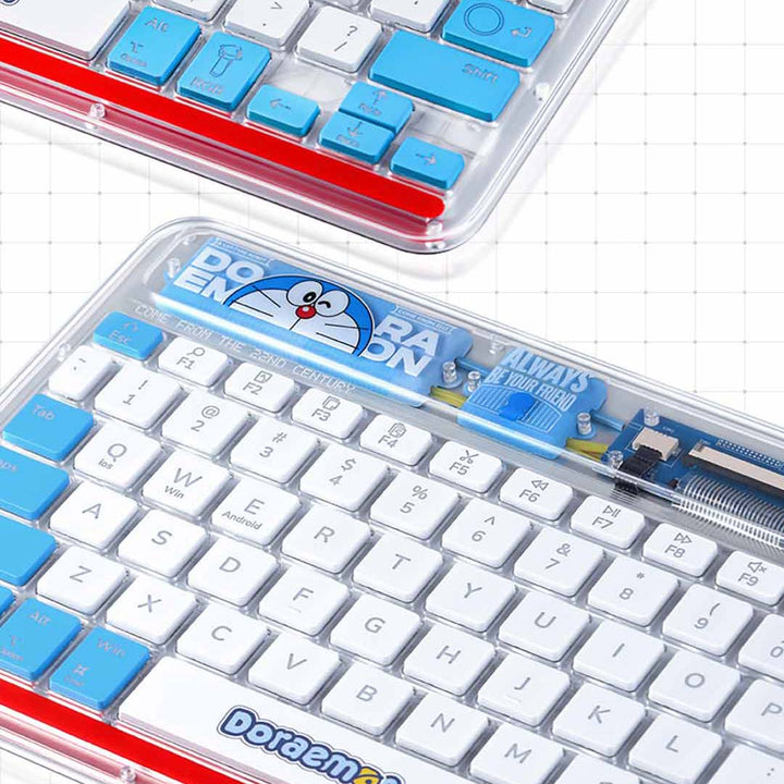 ไอเทม โดราเอม่อน Rock Doraemon คีย์บอร์ดไร้สาย โดเรม่อน พิมพ์ลื่น