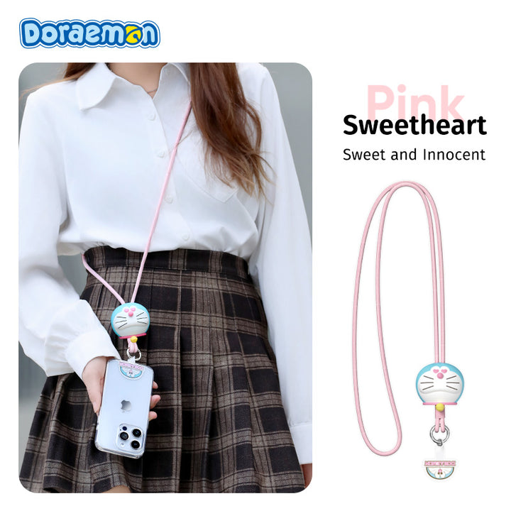 สายห้อย มือถือ โทรศัพท์ ไอโฟน โดเรม่อน Rock Doraemon พกพาง่าย gadget