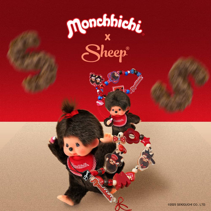 สายห้อยมือถือ ใช้คู่เคส ม่อนชิชิ monchhichi charm ลายน่ารัก ห้อยโทรศัพท์
