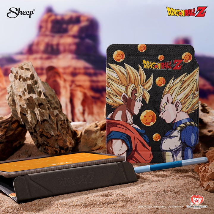 เคสไอแพด Sheep People Dragon Ball Z ดีไซน์พิเศษ พับง่าย ทนทาน ลวดลายจาก Goku &amp; Vegeta