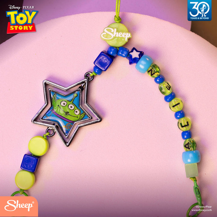 สายห้อยโทรศัพท์ Alien ลิขสิทธิ์แท้ Charm Toy Story กล่องสุ่ม Toy Story
