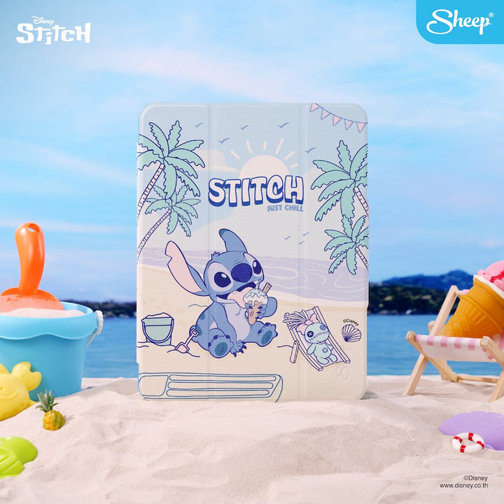 iPad stitch เคสไอแพด นักศึกษา สติชท์ สีฟ้า เคส iPad Gen ลิขสิทธิ์แท้