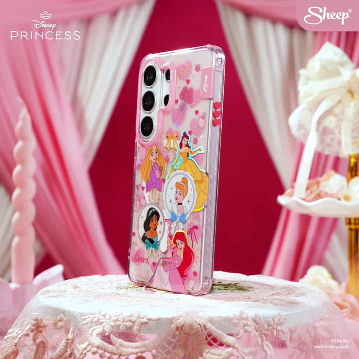 disney princess samsung case เคส ซัมซุง เจ้าหญิงดิสนีย์ แอเรียล ซินเดอเรลล่า เบลล์ จัสมิน ราพันเซล ลายน่ารัก โบว์ กันกระแทก