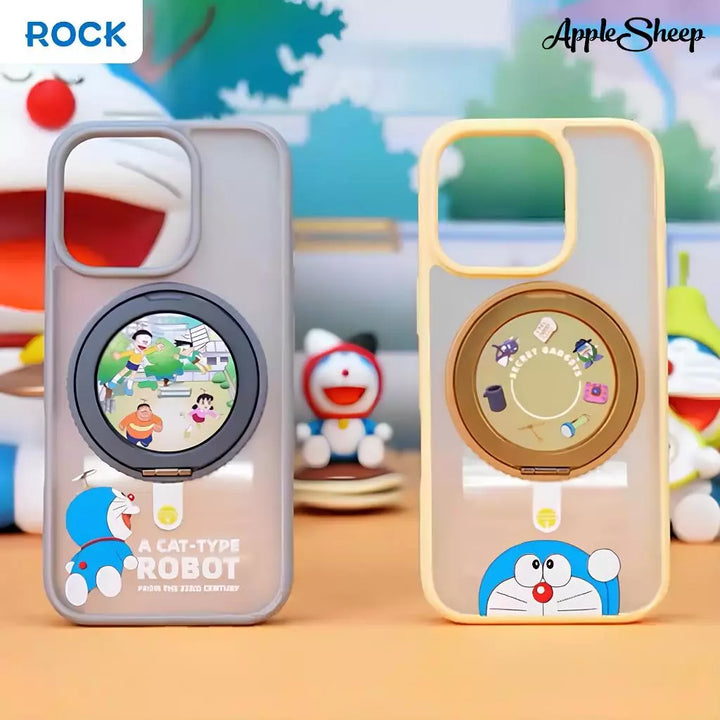 Rock Doraemon iPhone Case Magsafe เคส ไอโฟน กันกระแทก โดเรม่อน