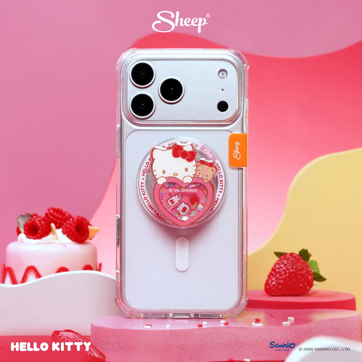 ที่แปะมือถือ คิตตี้ ใช้คู่เคส sanrio ลิขสิทธิ์แท้ phone accessories hello kitty sheep griptok magsafe เขย่า ได้