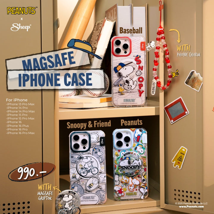 Magsafe iPhone case peanuts เคส peanuts เคสไอโฟน snoopy  เคส iphone16