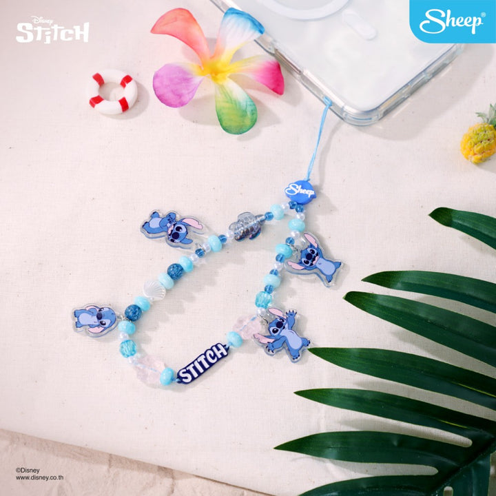 charm stitch  สายห้อยโทรศัพท์ มือถือ สติทช์  Disney สติช ของแท้