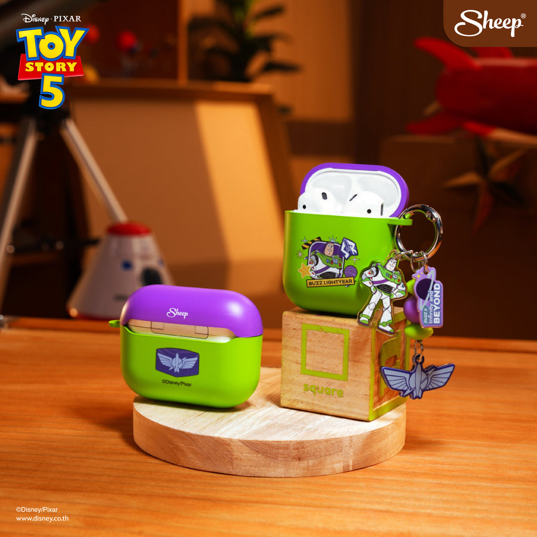 airpods pro แอร์พอด buzz บัซ สี เขียว ม่วง Toy Story 5 ลิขสิทธิ์แท้ ดิสนีย์ Disney เคส case ของสะสม ทอย สตอรี่ keyring