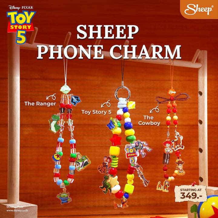 สายห้อย มือถือ Phone Charm Case เคส Toy Story 5 woody Buzz Jessie ของเล่น ลิขสิทธิ์แท้ ดิสนีย์ Disney ของสะสม ทอย สตอรี่