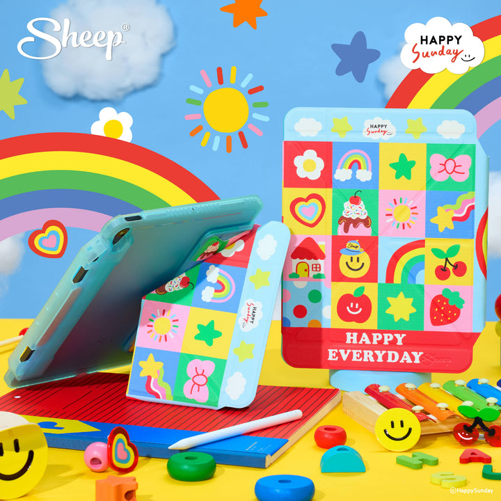 เคส happy sunday เคสไอแพด ลายน่ารักกันงอ เคสไอแพด Happy Sunday