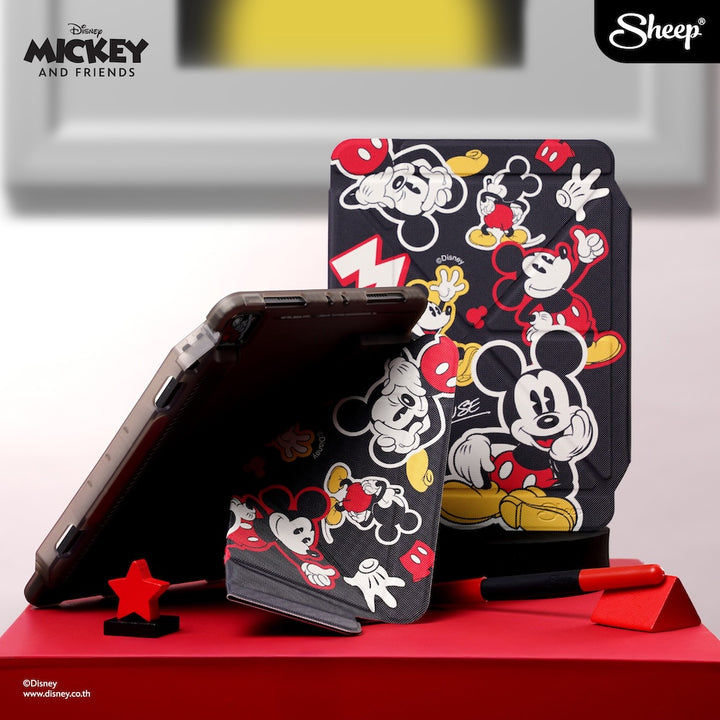 เคสไอแพด มิคกี้ เมาส์ ipad case mickey mouse กันงอ กันกระแทก black สีดำ