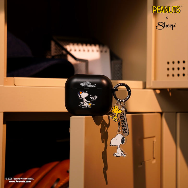 Airpods Peanuts แถมพวงกุญแจ เคส Snoopy เคสแอร์พอต Snoopy แถมพวงกุญแจ