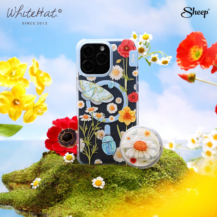 เคสไอโฟน ลายดอกไม้ Sheep x Whitehat เคสโทรศัพท์ มีของแถม iPhone