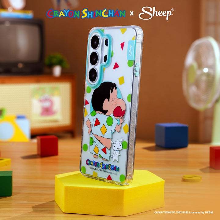 เคส ซัมซุง เครยอน ชินจัง ชุดนอน ลายน่ารัก crayon shinchan samsung case magsafe ลิขสิทธิ์แท้ สีเขียว กันกระแทก s25 s26 ultra
