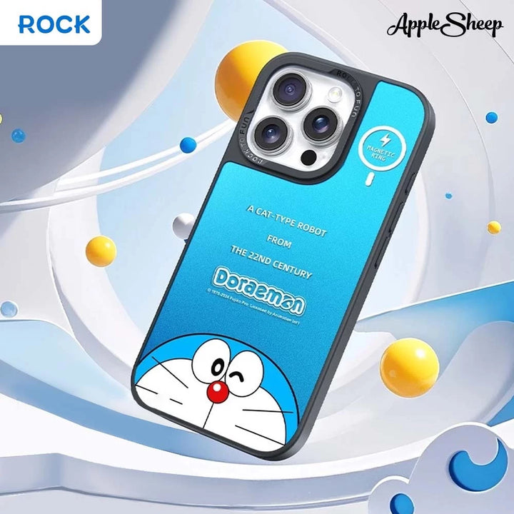 เคส ใส่มือถือ กันรอยขีดข่วน โดเรม่อน ถอดง่าย ทนทาน Rock Doraemon