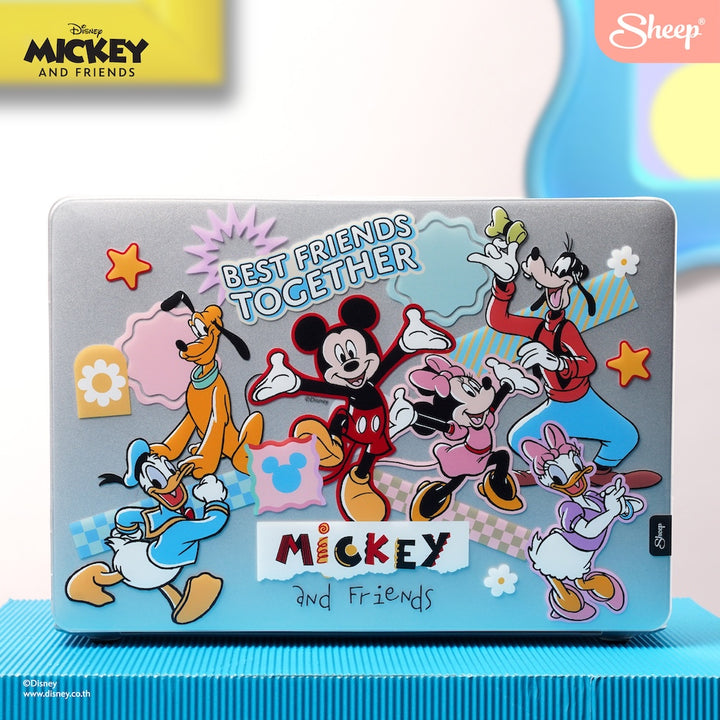 เคสแมคบุ๊ค มิคกี้ เม้าส์ กันรอยนิ้ว สกรีนพรีเมี่ยม เคส macbook case mickey and friends