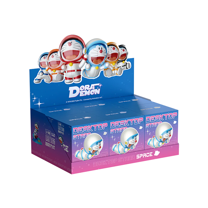 กล่องสุ่ม ที่ตั้งมือถือ โดเรม่อน rock doraemon phone stand blind box โดราเอม่อน นักบินอวกาศ