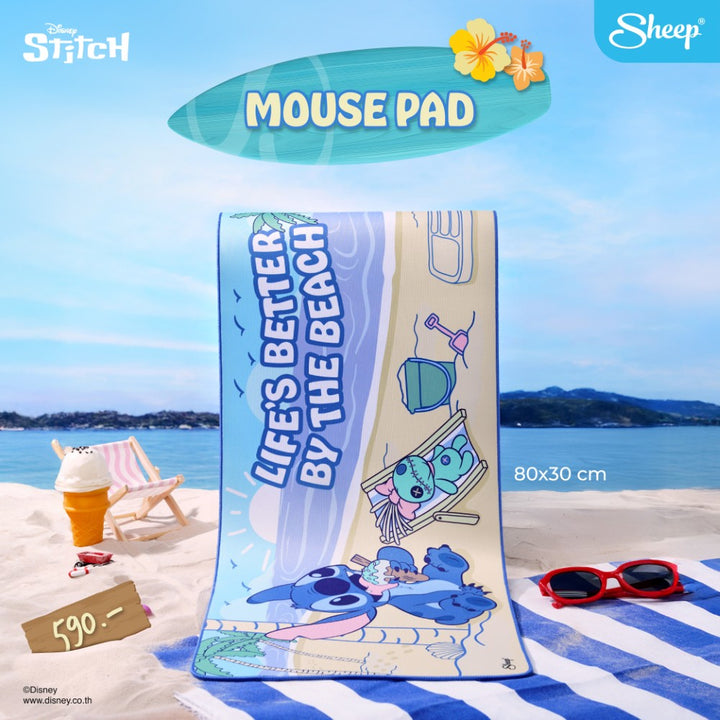 แผ่นรองเม้าส์ ลาย สติทช์ Mousepad Stitch แผ่นรองเม้าส์สติช