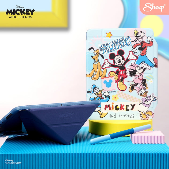 เคสไอแพด มิคกี้ เมาส์ เพื่อน ipad case mickey mouse and สีฟ้า blue