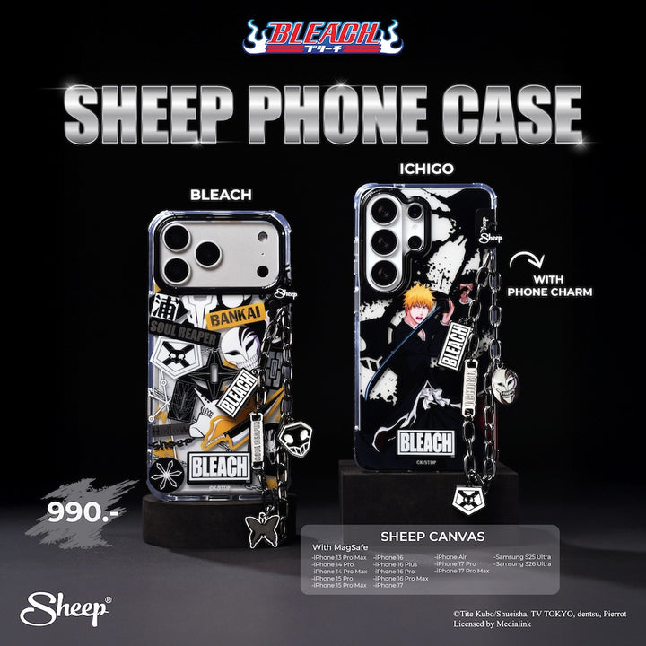 เคส bleach บลีช เทพมรณะ ไอโฟน iphone ซัมซุง samsung magsafe สีดำ เท่ๆ กันกระแทก
