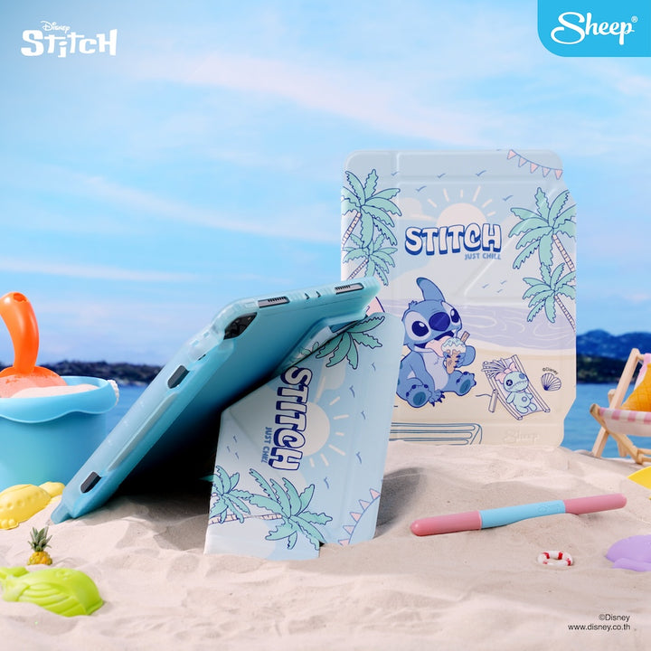 เคสไอแพด สติทช์ พับแนวตั้ง ตั้งนอน ได้  iPad Gen Stitch iPad Case stitch