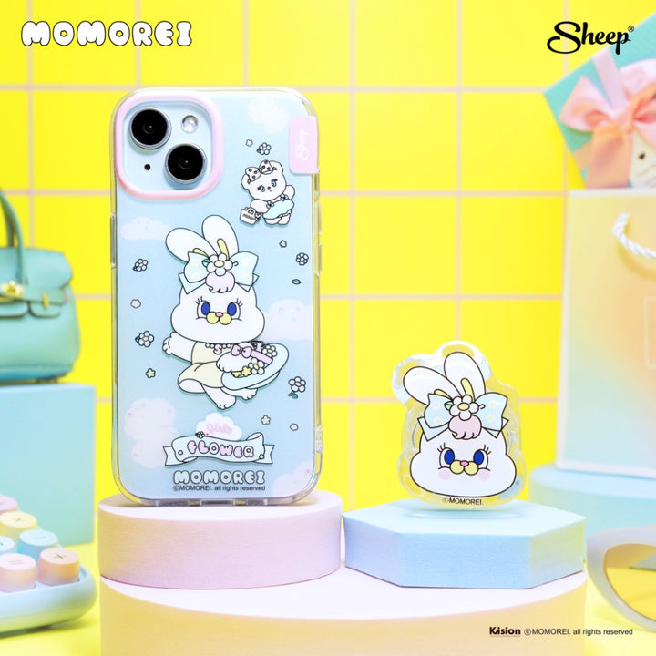 เคสไอโฟน สีพาสเทล กระต่าย rico มีของแถม คู่เคส  iphone case momorei