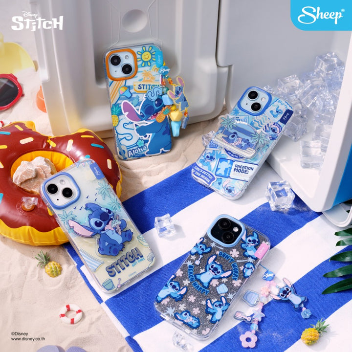 เคสไอโฟน ลายสติทช์ เคส โชว์สีเครื่อง ลายน่ารัก เคส iPhone stitch มีของแถม