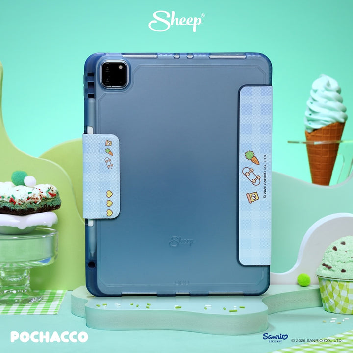pochacco ipad case เคสไอแพด โปเชโกะ ซานริโอ้ สายจด วาด ลิขสิทธิ์แท้ sanrio กันกระแทก น้ำหนักเบา พกง่าย เคสโปเชโกะ
