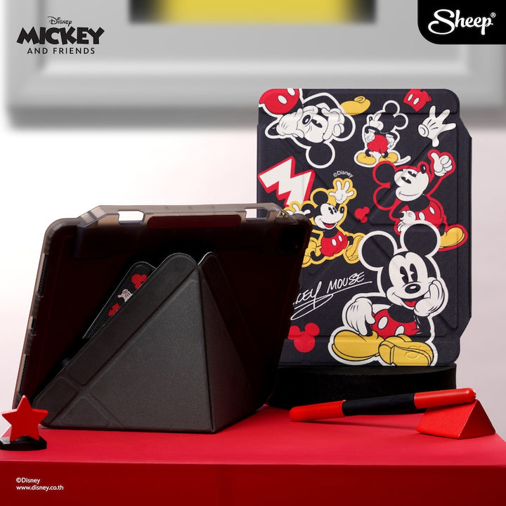 เคสไอแพด มิคกี้ เม้าส์ สีดำ กันงอ กันกระแทก ดิสนีย์ ipad case mickey mouse