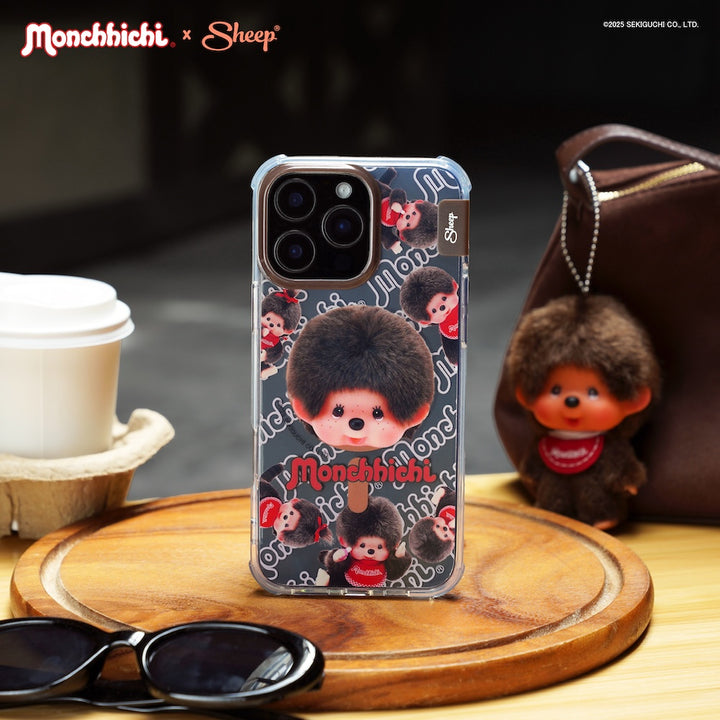 เคสไอโฟน ม่อนชิชิ กันกระแทก magsafe แบบใส monchhichi iphone case