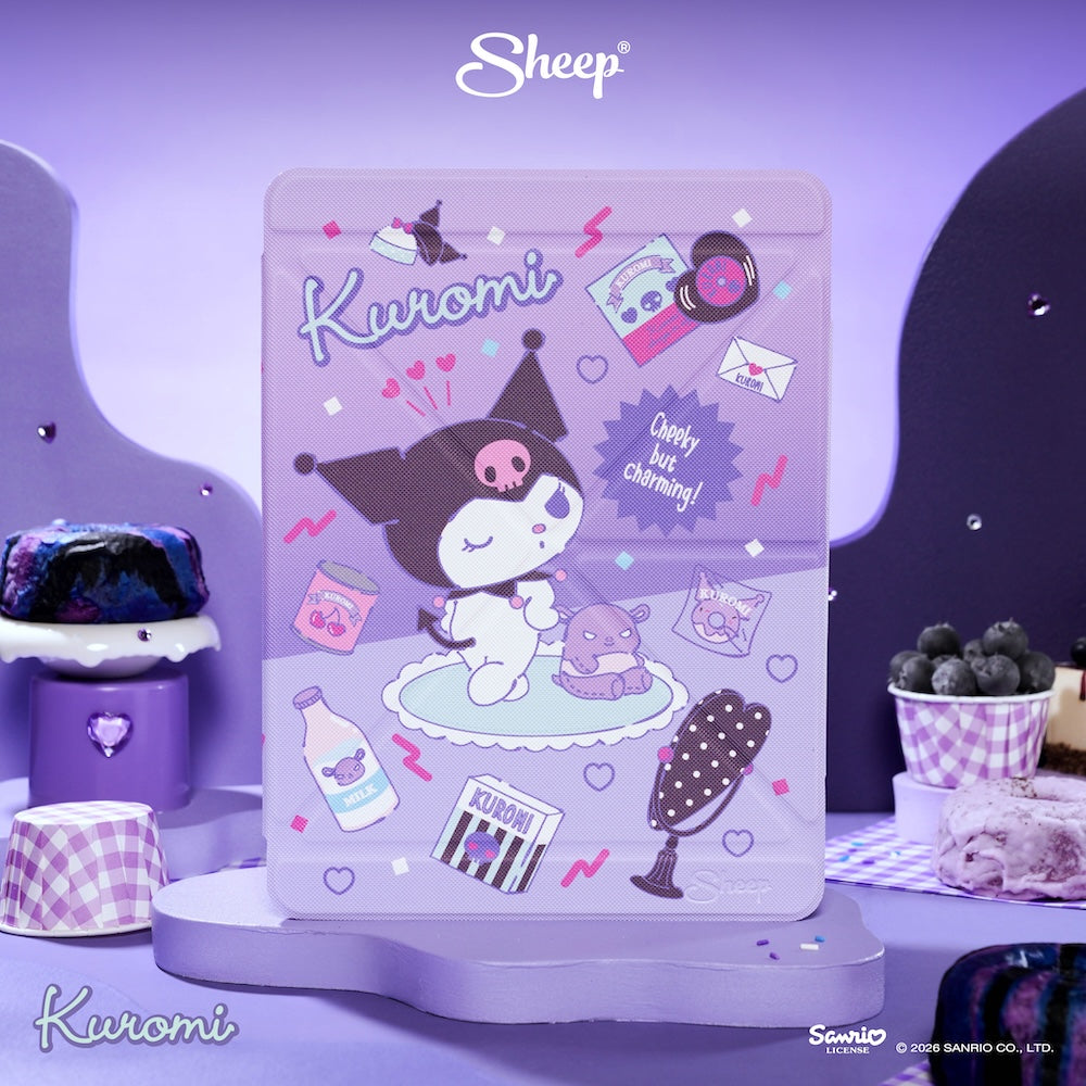 kuromi ipad case sanrio คุโรมิ เคสไอแพด กันกระแทก น้ำหนักเบา พกง่าย ลิขสิทธิ์แท้ ซานริโอ้ สีม่วง ดำ