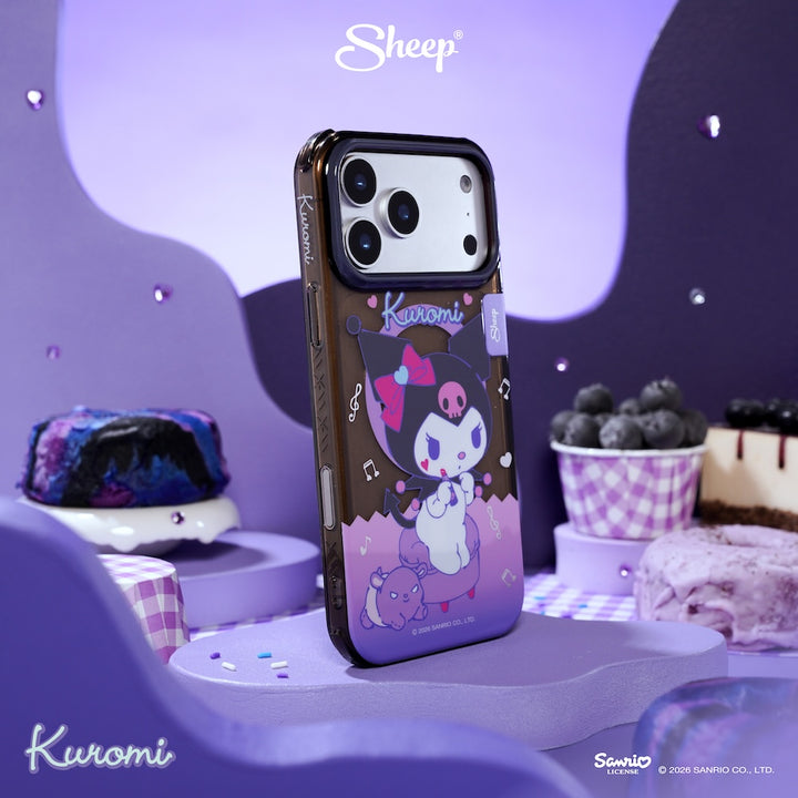kuromi iphone magsafe case เคส ไอโฟน คุโรมิ ลิขสิทธิ์แท้ sanrio สีม่วง ดำ ลายน่ารัก ซานริโอ้ กันกระแทก 17 18 pro max