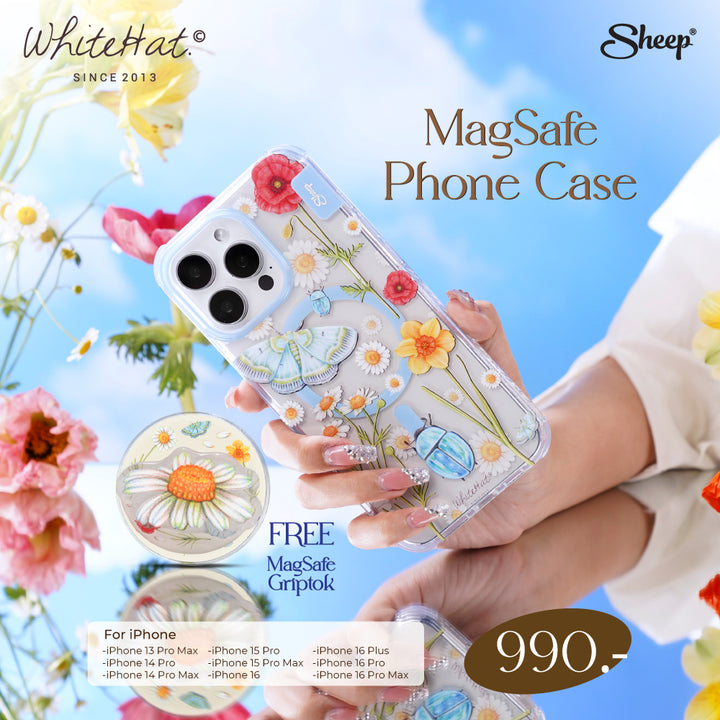 iPhone case Flower whitehat เคสไอโฟน ลายดอกไม้ ศิลปินไทย ทีมไทย