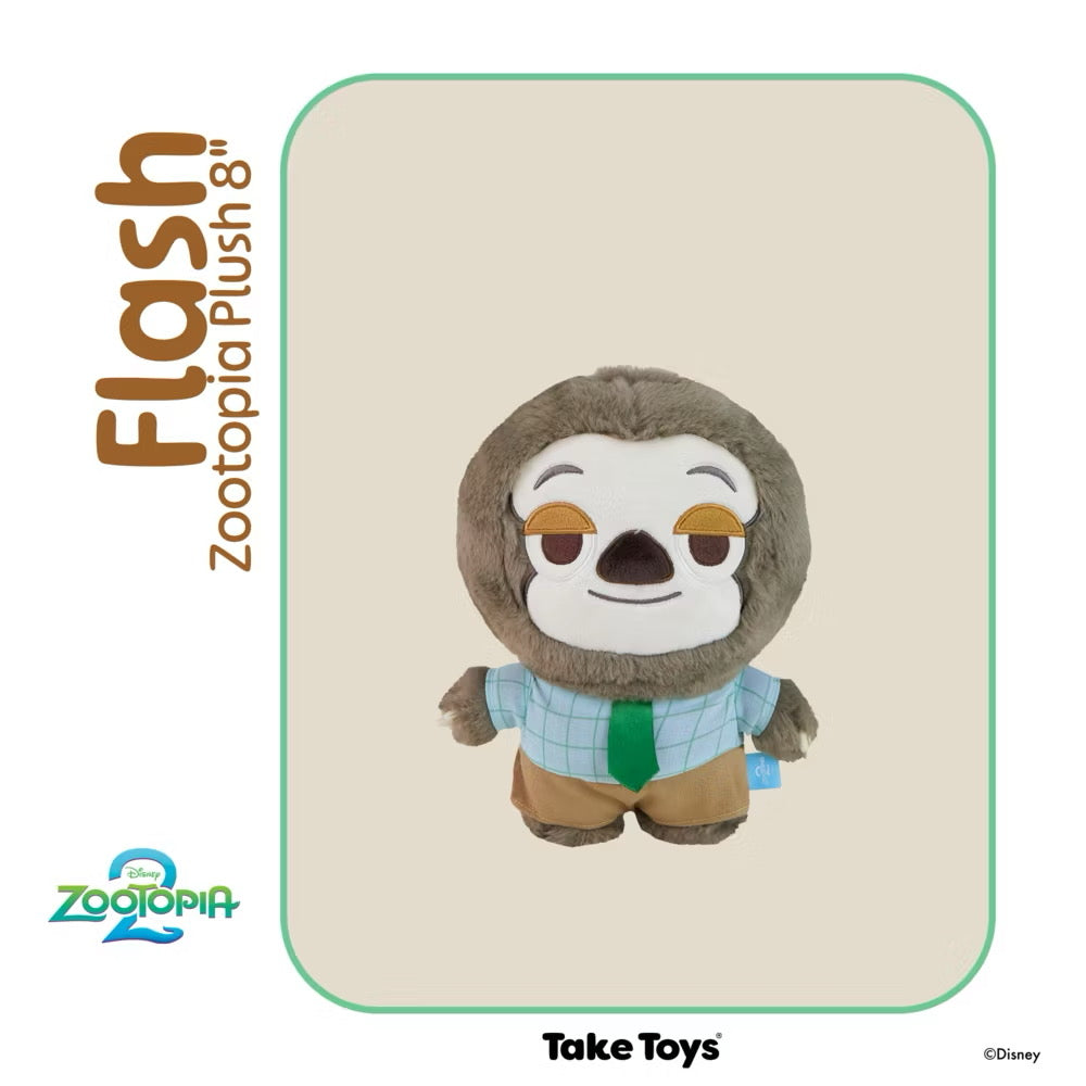 zootopia 2 ตุ๊กตา ซูโทเปีย disney flash ซูโทเปีย แฟลช สลอธ take toys ดิสนีย์ plush