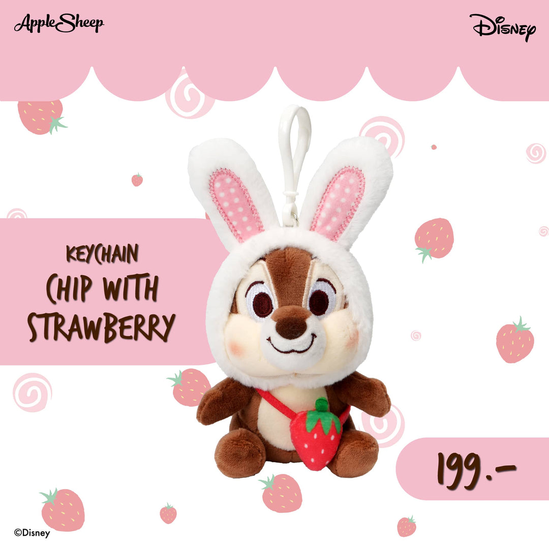 พวงกุญแจตุ๊กตา Chip and Dale Keychain ชิพกับเดล ตุ๊กตาดีสนีย์ Disney Thailand