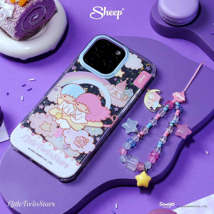 เคส ไอโฟน ลิตเติ้ลทวินสตาร์ ลายน่ารัก little twin stars iphone case magsafe ลิขสิทธิ์แท้ sanrio สีม่วง ซานริโอ้ กันกระแทก