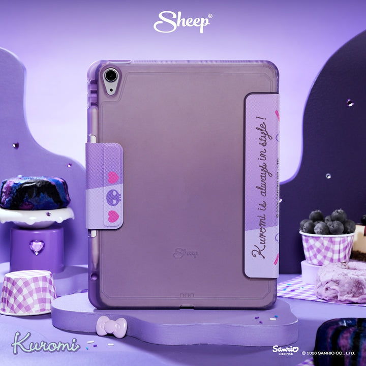 kuromi ipad case เคสไอแพด คุโรมิ ซานริโอ้ สีม่วง ดำ ลิขสิทธิ์แท้ sanrio กันกระแทก น้ำหนักเบา พกง่าย