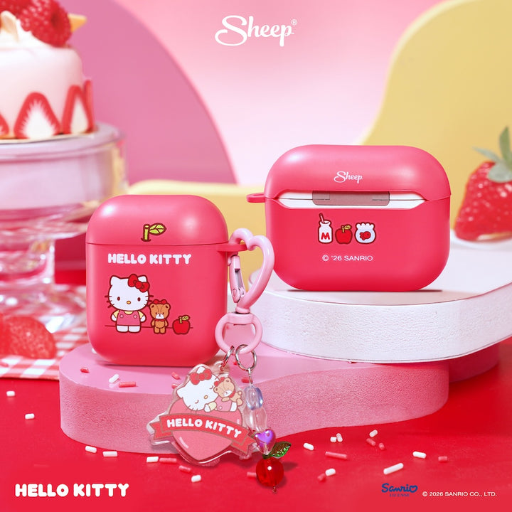 airpods case hello kitty เคส แอร์พอด 4 pro 3 คิตตี้ สีแดง ชมพู ลิขสิทธิ์แท้ sanrio ซานริโอ้ ของแท้ พร้อมส่ง