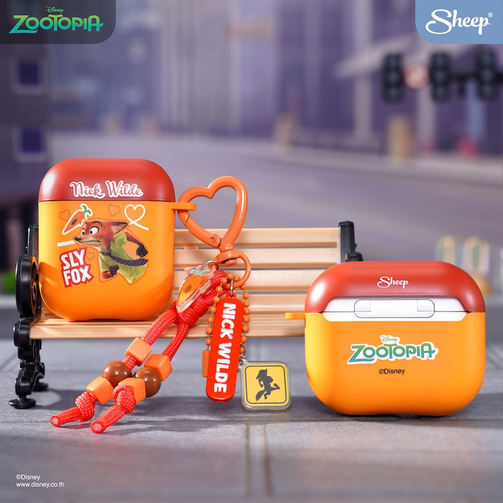 zootopia nick wilde airpods case เคสแอร์พอด จิ้งจอก นิค ซูโทเปีย สีส้ม ลิขสิทธิ์แท้
