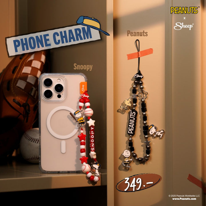 เคส Peanuts เคส Snoopy Charm Peanuts สายคล้องมือถือ Snoopy