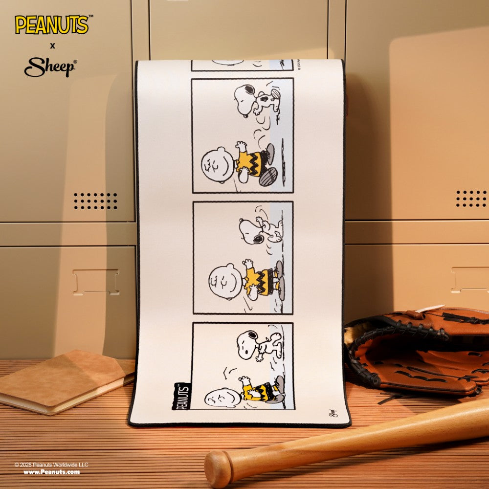 แผ่นรองเม้าส์ลายการ์ตูน peanuts 4 ช่อง Mousepad Peanuts แต่งโต๊ะ
