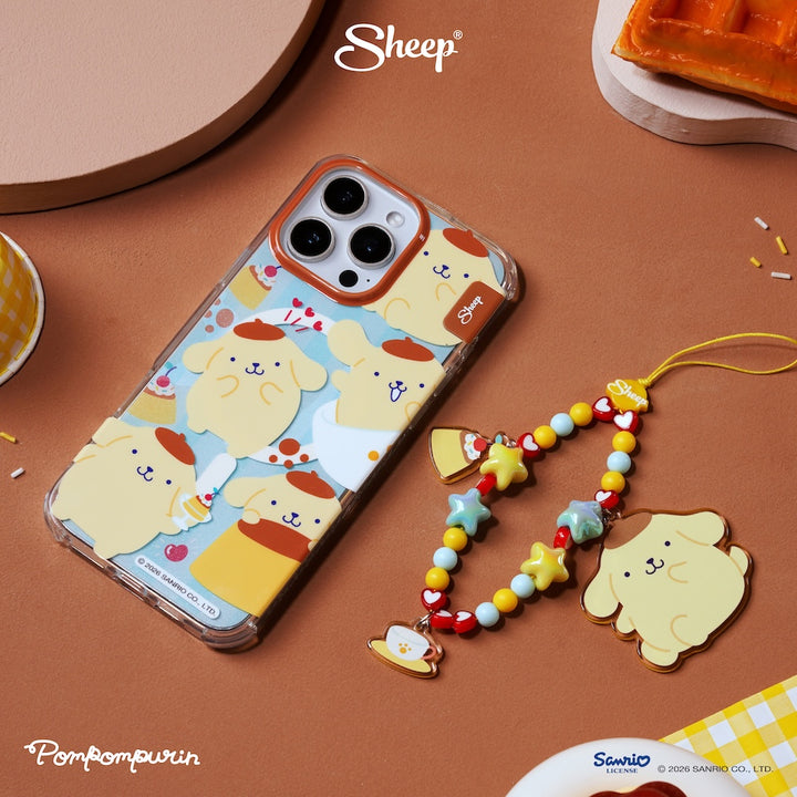pompompurin magsafe iphone case ลายน่ารัก เคส ไอโฟน ปอมปอมปูริน สีเหลือง ฟ้า ลิขสิทธิ์แท้ sanrio ซานริโอ้