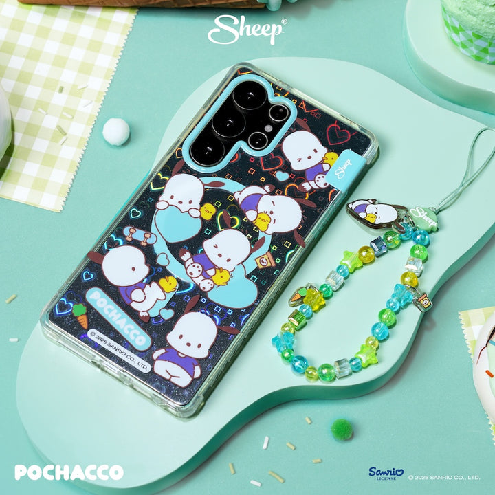 เคส ซัมซุง โปเชโกะ magsafe pochacco samsung case sketch ลิขสิทธิ์แท้ sanrio ลายน่ารัก กันกระแทก มีของแถม สีเขียว