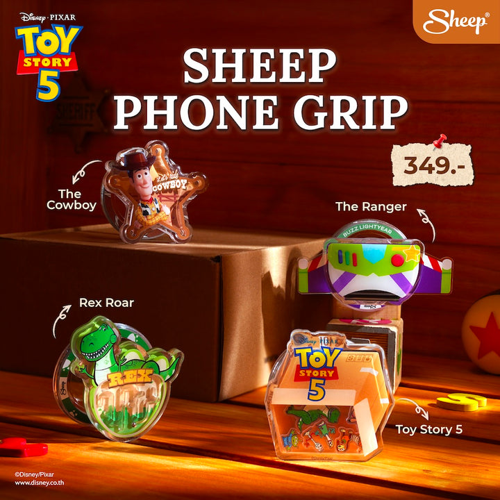 ที่แปะมือถือ MagSafe Toy Story 5 Phone Grip Woody Buzz วูดดี้ บัซ ของเล่น ลิขสิทธิ์แท้ ดิสนีย์ Disney ของสะสม ทอย สตอรี่